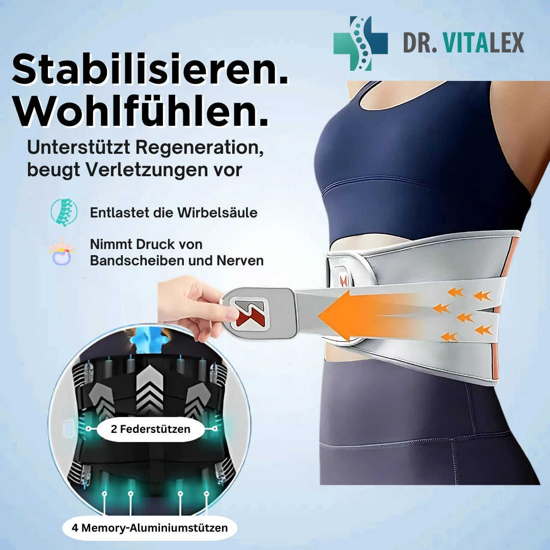 Dr. Vitalex OrthoBelt™ Pro 4-in-1 Rücken-Therapiegerät