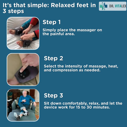 Dr. Vitalex 3-in-1 NeuroFlex™ Pro Foot Massager